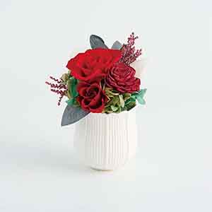 光の楽園 プリザーブドフラワーブリッドレッド [F-6168]【母の日】