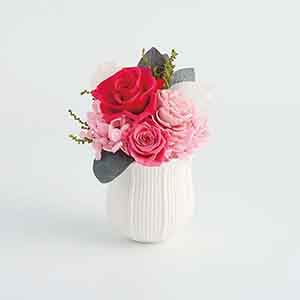 光の楽園 プリザーブドフラワーブリッドピンク [F-6169]【母の日】