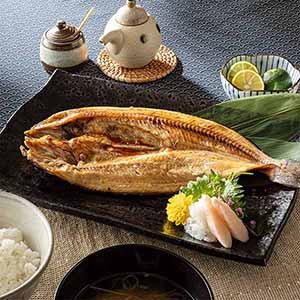 ご当地グルメコース「北海道 お取り寄せ」　2月お届け　北海道産 真ほっけ開き干し 250g×5枚
