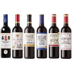 格上オー・メドック入り！金賞ボルドー赤ワイン6本セット 各750ml【おいしいお取り寄せ】