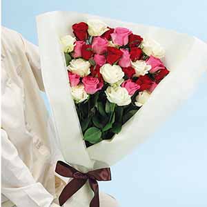 茨木春草園 大輪バラ30本のブーケ【母の日】