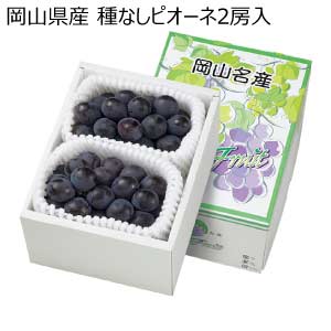 岡山県産 種なしピオーネ2房入(お届け期間：8/21〜8/31)【夏の贈りもの・お中元】