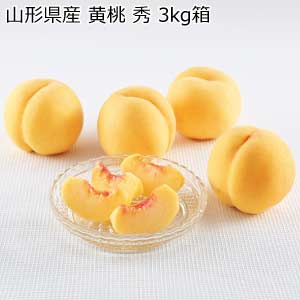 山形県産 黄桃 秀 3kg箱(お届け期間：8/21〜8/31)【夏の贈りもの・お中元】