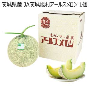 茨城県産 JA茨城旭村アールスメロン 1個(お届け期間：8/21〜8/31)【夏の贈りもの・お中元】