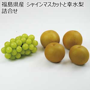 福島県産 シャインマスカットと幸水梨詰合せ(お届け期間：8/21〜8/31)【夏の贈りもの・お中元】