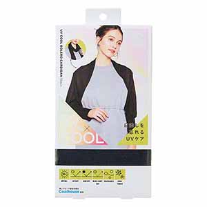 SunBlockLAB BEAUTY UV ボレロカーデ ブラック【雑貨】