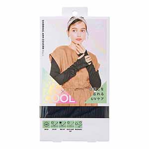 SunBlockLAB BEAUTY シャーリングアームカバー ブラック【雑貨】