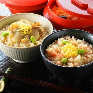 海鮮釜めし (かに釜めし、帆立釜めし 各240g×2)【イオンゴールドカード会員さま限定特別セール4月】