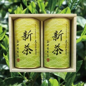 埼玉 新井園本店 新茶 狭山茶詰合せ 缶(85g×2缶)【KN】