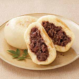 小川村信州縄文おやき あずき 2個(180g) (L8161)【サクワ】