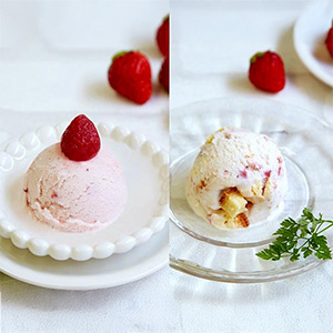 兵庫 完熟いちご菓子研究所 完熟いちごジェラート6個 (プレミアムストロベリー・ストロベリーチーズ 各3)【NN】