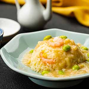 【京都】京、静華宮本静夫監修 直火炒めのえび炒飯と蟹あんかけ丼のもと(L8207)【中華特集】【サクワ】