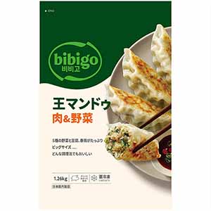 CJ FOODS JAPAN bibigo 王マンドゥ 肉＆野菜 1.26kg【＠FROZEN】