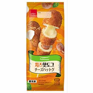 アサヒコ チーズハットグ 80g×3【＠FROZEN】