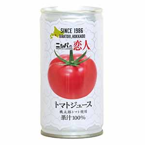 JAびらとり ニシパの恋人トマトジュース(有塩・ストレートタイプ)190g缶×30本(L8212)【Ａセレクション5月】【サクワ】【直送】