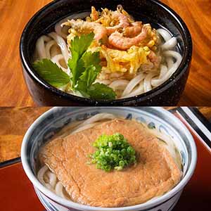 山田家 讃岐うどん2種セット(きつね・かきあげ)各2 (L8226)【サクワ】