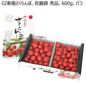 山形県産(東根市) GI東根さくらんぼ、佐藤錦(秀品 600gバラ)【お届け期間:6月14日〜6月30日】【MK】