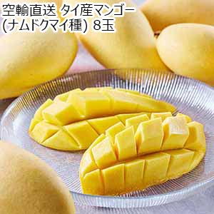 空輸直送 タイ産マンゴー(ナムドクマイ種) 8玉【お届け期間：5月1日〜6月15日】【GW】