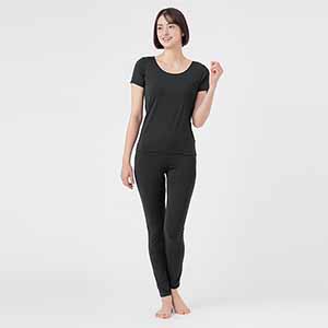 トップバリュ EXセリアント ウェア インナー上下セット(サイズL/半袖・10分丈ボトム)【限定20点】【母の日・ソーシャル対応可】