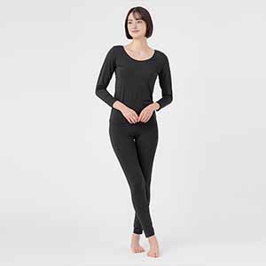 トップバリュ EXセリアント ウェア インナー上下セット(サイズM/8分袖・10分丈ボトム)【限定10点】【母の日・ソーシャル対応可】