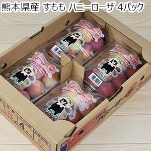 熊本県産すもも ハニーローザ 4パック【限定30点】【お届け期間：5月25日〜6月30日】【GW】