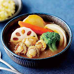 GARAKU ホタテと5種野菜の海鮮スープカレー 一人前(300g)【＠FROZEN】