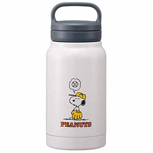 スケーター ハンドルマグボトル スヌーピー ベース PEANUTS SNOOPY 水筒 マグボトル 350ml [STSC4]【母の日・ソーシャル対応可】
