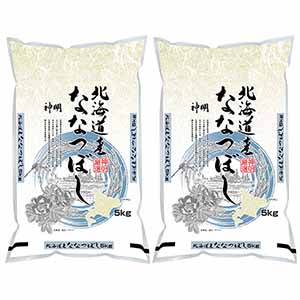 【令和7年産】【精米】北海道産ななつぼし 10kg(5kg×2袋)【北海道フェア】