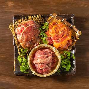 夜空のジンギスカン 3種セット塩味・味噌味・醤油味　各300ｇ(L8252)【北海道フェア】【直送】【サクワ】