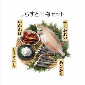 小松水産 しらすと干物セット【夏の贈りもの・お中元】【MK】