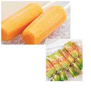 茨城 お菓子のきくち 茨城メロン100％アイスキャンデー(10本入)【お届け期間:7月1日〜9月10日】【KN】