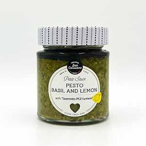 Cascina San Cassiano ソレント産レモンバジルソース 130g【ドロゲリア】