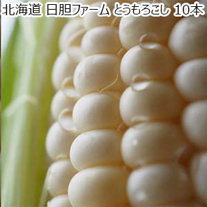 北海道 日胆ファーム とうもろこし 10本【お届け期間：8月26日〜9月12日】【北海道フェア】