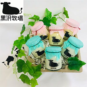 和歌山 黒沢牧場 牧場プリン6個セット ミルクプリン75g・ミルクチーズプリン80g 各3【NN】