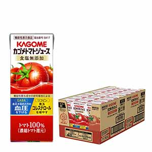 カゴメ トマトジュース食塩無添加 ケース 200ml×24本【超！ナツ夏祭り】