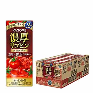 カゴメ 濃厚リコピン ケース 195ml×24本【超！ナツ夏祭り】