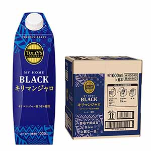 伊藤園 タリーズブラックキリマンジャロ ケース 1,000ml×6パック【超！ナツ夏祭り】