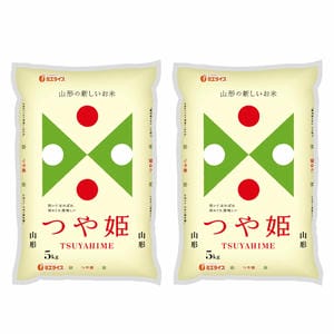 【令和7年産】【精米】ミエライス 山形県産つや姫10kg(5kg×2)【CB】