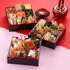 祇おん江口監修 葵 三段重【約3人前・49品目】【イオンのおせち】