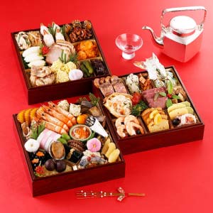日本橋OIKAWA監修 宴 三段重【約3〜4人前・58品目】【イオンのおせち】