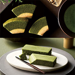 祇園辻利監修 抹茶ばうむくーへん・ガトーショコラ セット【敬老の日】