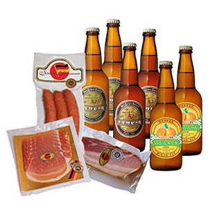 ナギサビール 贅沢ハムセット【おいしいお取り寄せ】