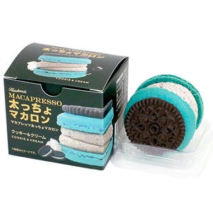 InStyleJapan 太っちょマカロン クッキーアンドクリーム 1個入【＠FROZEN】