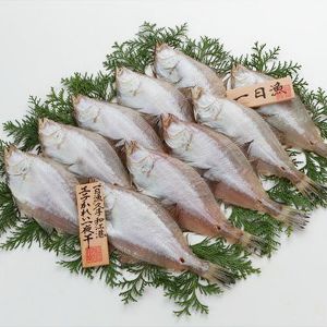島根 岡富商店 「一日漁」かれい一夜干 エテかれい8〜12枚(計900g) 【NN】