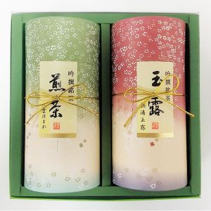 島根 森山園 銘茶セット (かぶせ茶熱湯玉露120g・上煎茶八雲ほまれ120g)【NN】