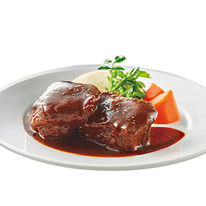 ご褒美フルコース 厚切り牛タンとごろごろシチュー赤ワインソース 450g【＠FROZEN】