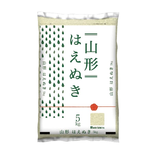 【令和8年度産】【精米】ミツハシ 山形県産はえぬき 5kg【お届け期間:10月15日〜12月7日】【KN】