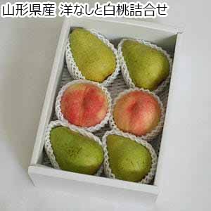 山形県産 洋なしと白桃詰合せ【限定100点】【お届け期間：9月15日〜10月10日】【秋のうまいもの市】