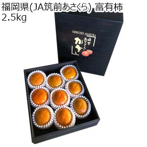 福岡県(JA筑前あさくら) 富有柿 2.5kg【お届け期間：11月18日〜12月10日】【オクトーバーフェスト】【おいしいお取り寄せ】