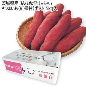 茨城県産 JAなめがたしおさい さつまいも(紅優甘)ギフト 5kg入り【お届け期間:11月21日〜12月24日】【KN】